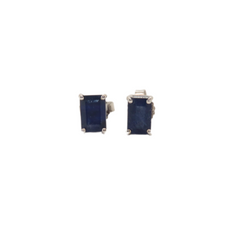 Mini Sapphire Stud 14K