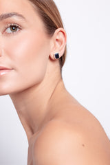 Diamond Sapphire Studs