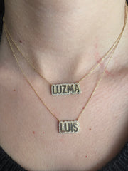 Bubble Pave Necklace