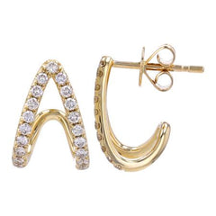 Split Huggies Gold 14K