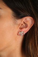 Diamond Gold Cluster 14k