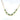 Emerald and Diamond Pear Gold Necklace