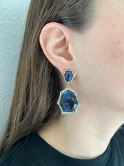 Deep Blue Ocean Earrings