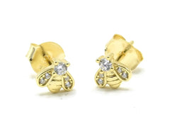 Mini Bee Studs (gold & silver)