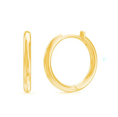 Classic Gold Huggies 14k