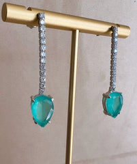 Turquoise Diamond Drop