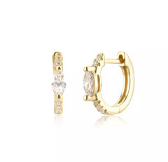 Oval Gold Zc Huggies