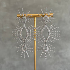 Modern Chandelier (gold & silver)