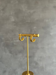 Gold Braid Basic Hoops