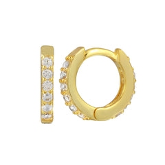 Diamond CZ Mini Hoop