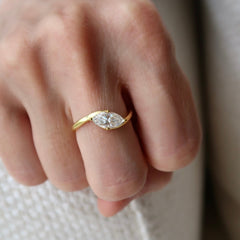 Diamond Cross Hoop