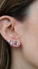 Toi Et Moi Sapphire and Diamond Earrings