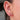 Ruby Diamond Halo Gold Earrings 14k