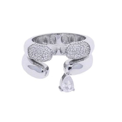 Diamond Cross Hoop