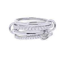Diamond Cross Hoop