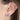 Diamond Frame Sapphire White Gold Studs 14k