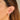 Diamond Pave Gold Hoops 24k