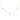 3 Pear Zircon Skinny Gold Necklace