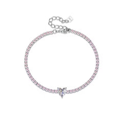 4mm Silver Tennis Necklace