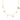 Saturn Gold Chain Necklace