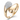 Diamond and Bod Gold Ring 14K