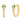 Diamond Pave Gold Snake with Emerald Eyes 14k