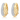 Diamond Pave Gold Hoops 24k