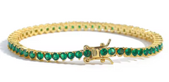 Black Tennis Bracelet