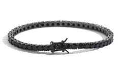 Black Tennis Bracelet