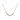 V Pave Gold Necklace