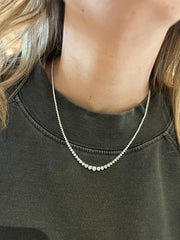 Riviere Diamond Tennis Necklace 14k