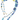 Blue Smiling Sunglasses Chain