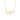 One Letter Cz Necklace