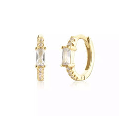 Crystal Gold Mini Huggies