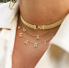 Single Letter Necklace